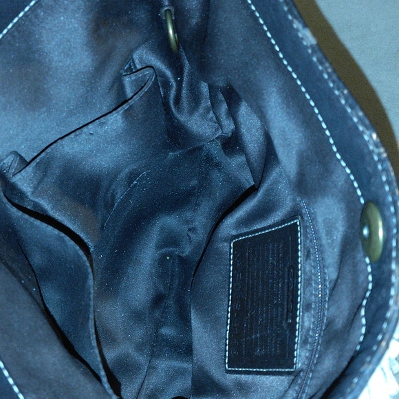 Rare coach suede fringe bag #9155 - Picture 3 of 8